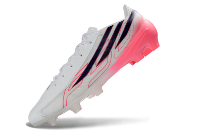 Adidas F50 Hyperfast 2026 World Cup FG Firm Ground Soccer Cleats - White/Vibrant Pink/Deep Navy