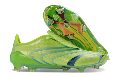 Adidas F50 Tunit Elite FG Firm Ground Soccer Cleats - Lime/Electric Green/Deep Blue