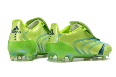 Adidas F50 Tunit Elite FG Firm Ground Soccer Cleats - Lime/Electric Green/Deep Blue