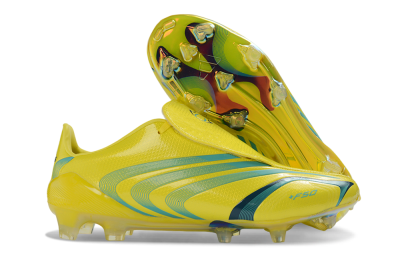 Adidas F50 Tunit Elite FG Firm Ground Soccer Cleats - Yellow/Aqua Blue/Neon Green