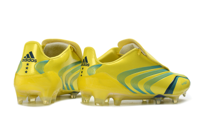 Adidas F50 Tunit Elite FG Firm Ground Soccer Cleats - Yellow/Aqua Blue/Neon Green