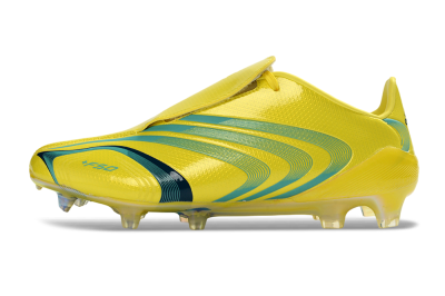 Adidas F50 Tunit Elite FG Firm Ground Soccer Cleats - Yellow/Aqua Blue/Neon Green