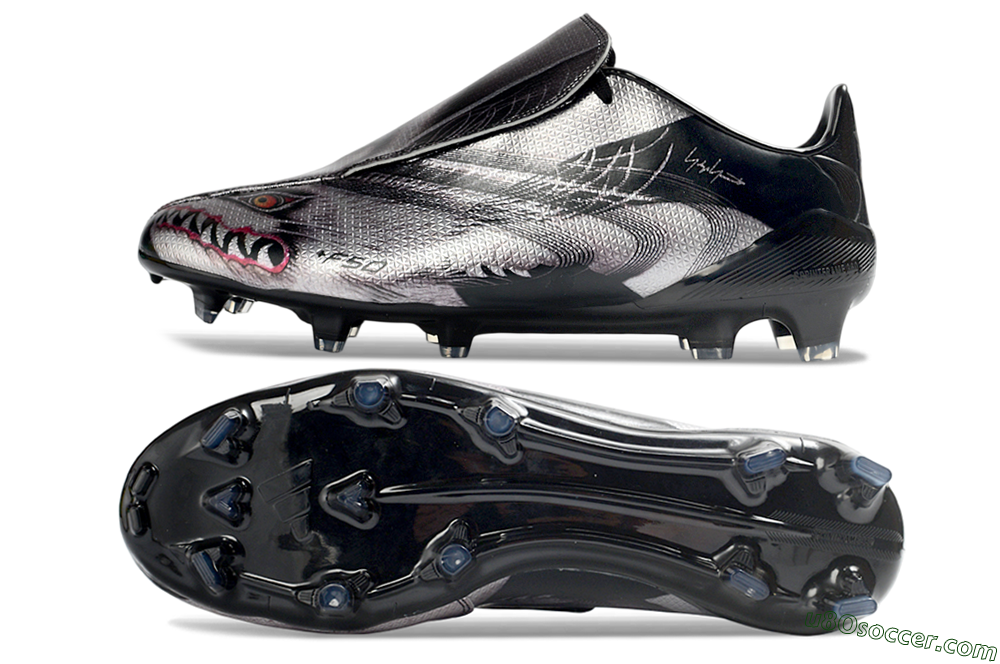 Adidas F50 Tunit Elite FG Firm Ground Soccer Cleats - Black/Shark Gray/Crimson Red 0