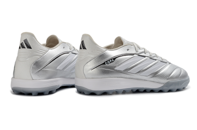Adidas Copa Gloro 3 Elite TF Artificial Turf Soccer Shoes - Silver/Metallic Gray/White