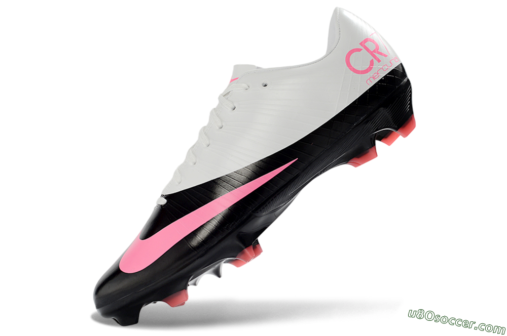 Nike CR7 Mercurial Superfly RGN FG Firm Ground Soccer Cleats - Black/Electric Pink/White 5