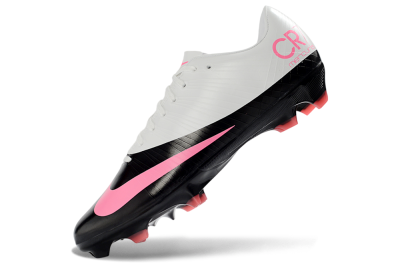 Nike CR7 Mercurial Superfly RGN FG Firm Ground Soccer Cleats - Black/Electric Pink/White