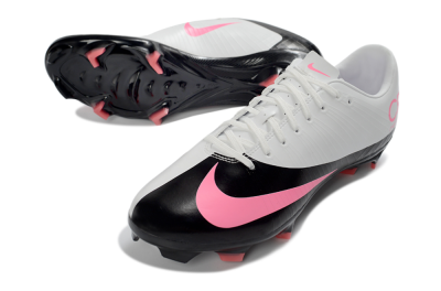 Nike CR7 Mercurial Superfly RGN FG Firm Ground Soccer Cleats - Black/Electric Pink/White