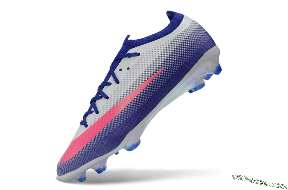Nike Air Zoom Mercurial Vapor 17 Elite FG Firm Ground Soccer Cleats - Purple/Electric Pink/Steel Grey 5