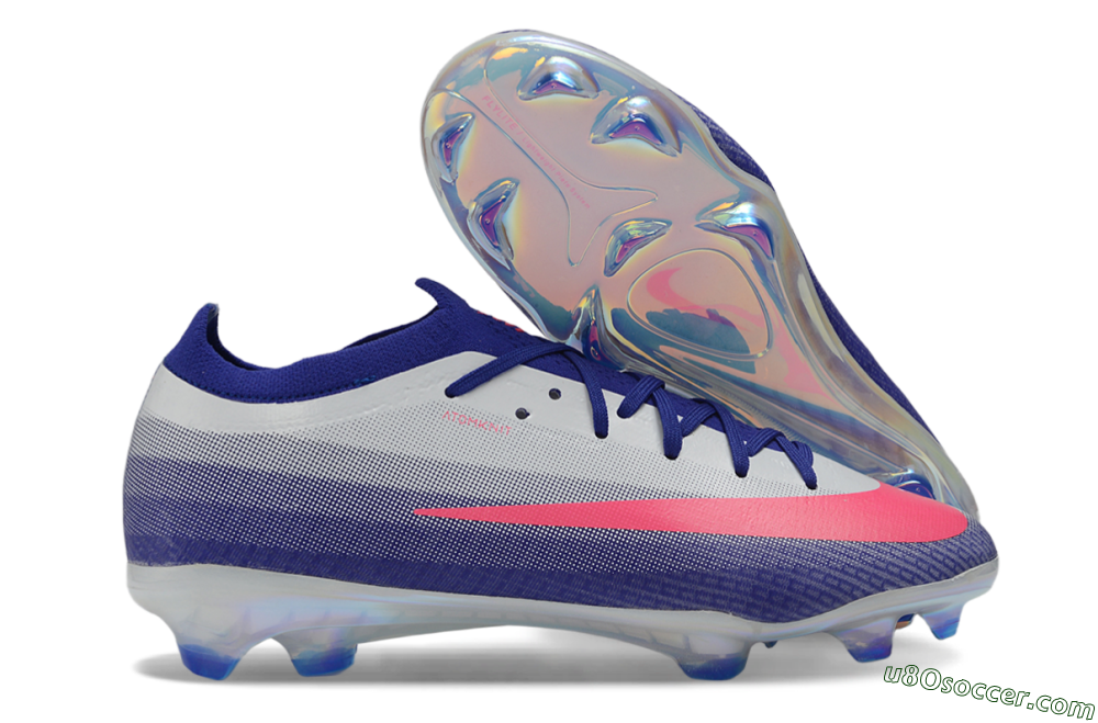 Nike Air Zoom Mercurial Vapor 17 Elite FG Firm Ground Soccer Cleats - Purple/Electric Pink/Steel Grey 1