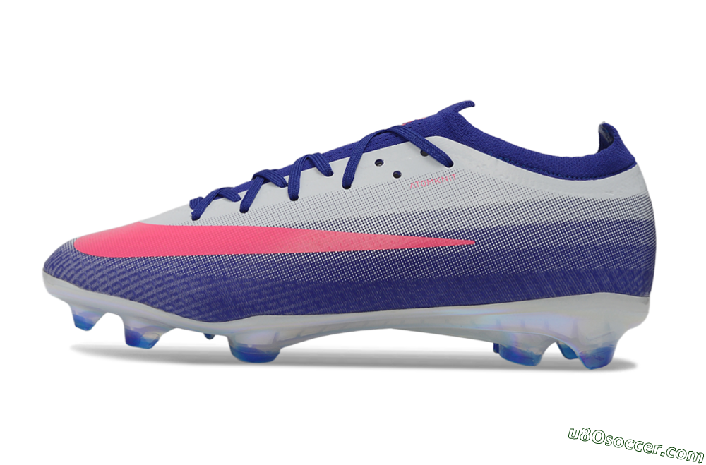 Nike Air Zoom Mercurial Vapor 17 Elite FG Firm Ground Soccer Cleats - Purple/Electric Pink/Steel Grey 2