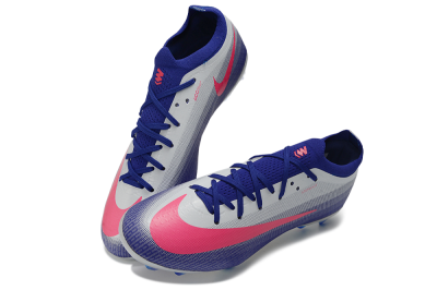 Nike Air Zoom Mercurial Vapor 17 Elite FG Firm Ground Soccer Cleats - Purple/Electric Pink/Steel Grey