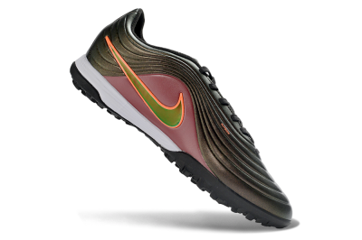 Nike Tiempo Legend 11 Elite TF Artificial Turf Soccer Shoes - Black/Crimson Red/Obsidian Green