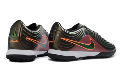 Nike Tiempo Legend 11 Elite TF Artificial Turf Soccer Shoes - Black/Crimson Red/Obsidian Green