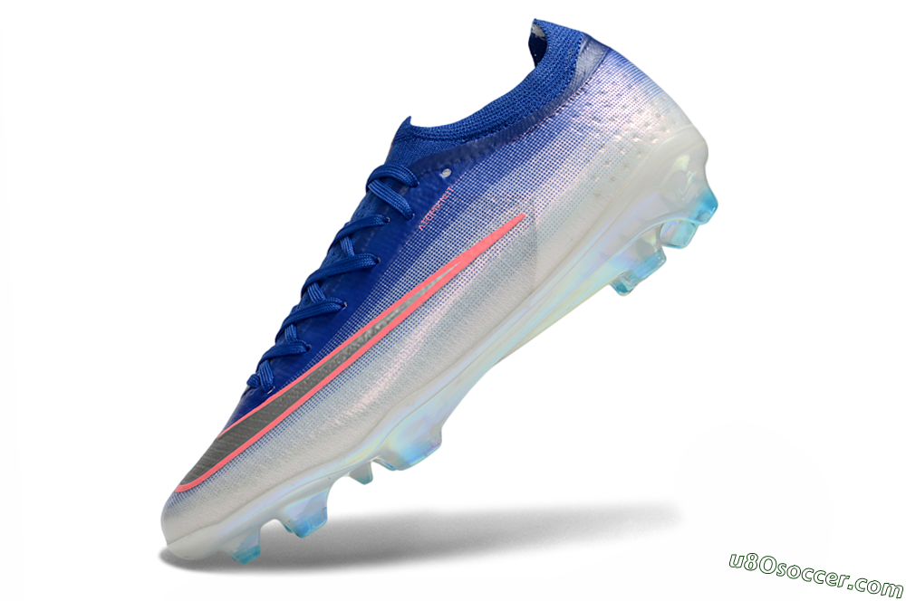 Nike Air Zoom Mercurial Vapor 17 Elite FG Firm Ground Soccer Cleats - Blue/Electric Blue/Metallic Silver 5