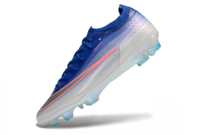Nike Air Zoom Mercurial Vapor 17 Elite FG Firm Ground Soccer Cleats - Blue/Electric Blue/Metallic Silver