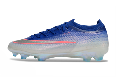 Nike Air Zoom Mercurial Vapor 17 Elite FG Firm Ground Soccer Cleats - Blue/Electric Blue/Metallic Silver