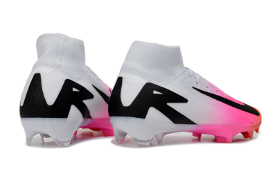 Nike Air Zoom Mercurial Superfly 10 Elite FG Firm Ground Soccer Cleats - White/Neon Pink/Black