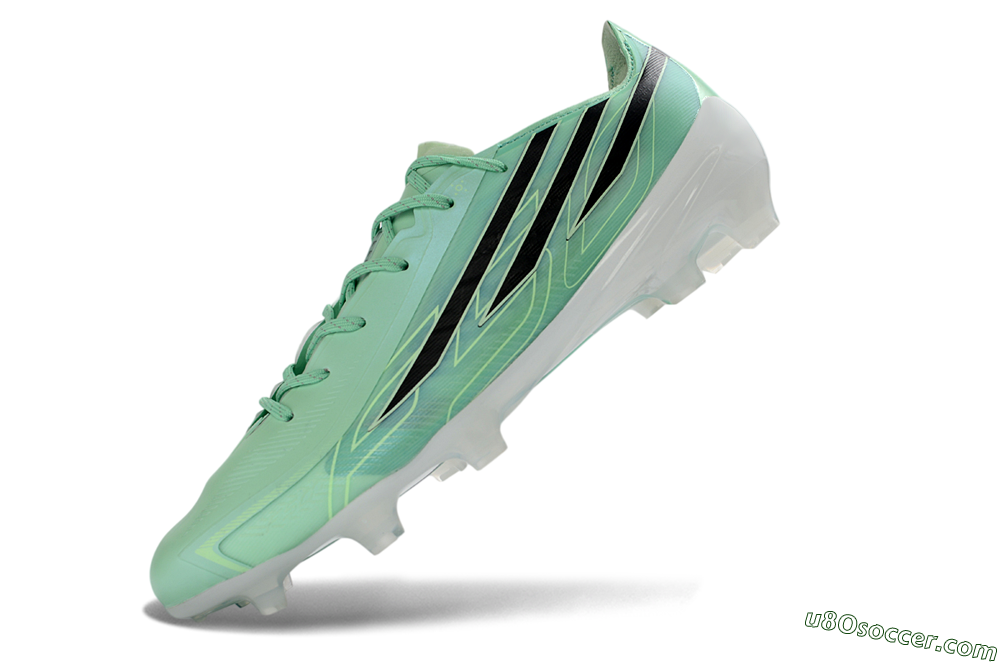 Adidas F50 Hyperfast 2026 World Cup FG Firm Ground Soccer Cleats - Mint/Cool Green/Black 5