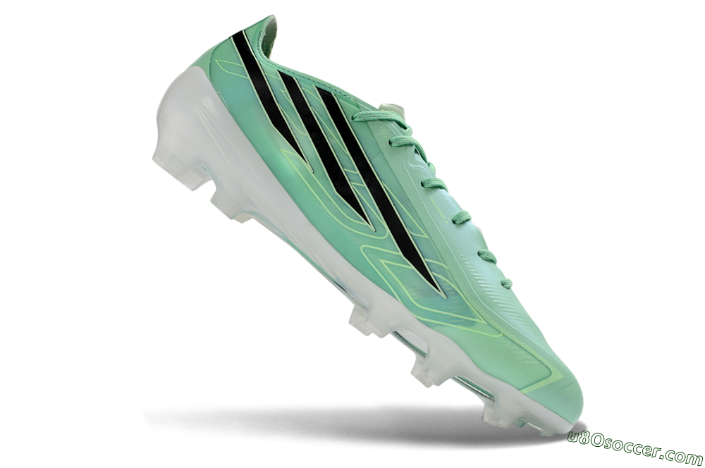 Adidas F50 Hyperfast 2026 World Cup FG Firm Ground Soccer Cleats - Mint/Cool Green/Black 4