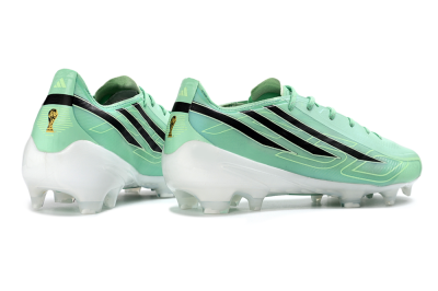 Adidas F50 Hyperfast 2026 World Cup FG Firm Ground Soccer Cleats - Mint/Cool Green/Black