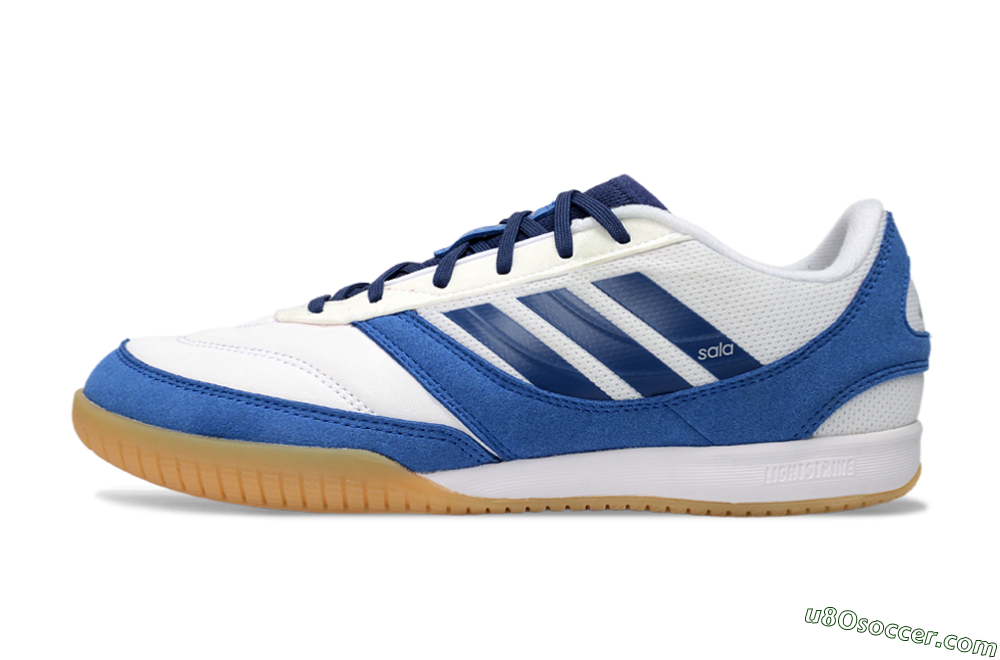 Adidas Top Sala Competition 2 IC Indoor & Futsal Soccer Shoes - Blue/Navy Blue/Grey White 2
