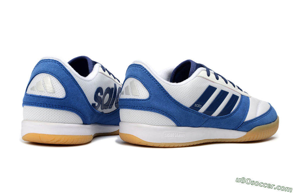 Adidas Top Sala Competition 2 IC Indoor & Futsal Soccer Shoes - Blue/Navy Blue/Grey White 6