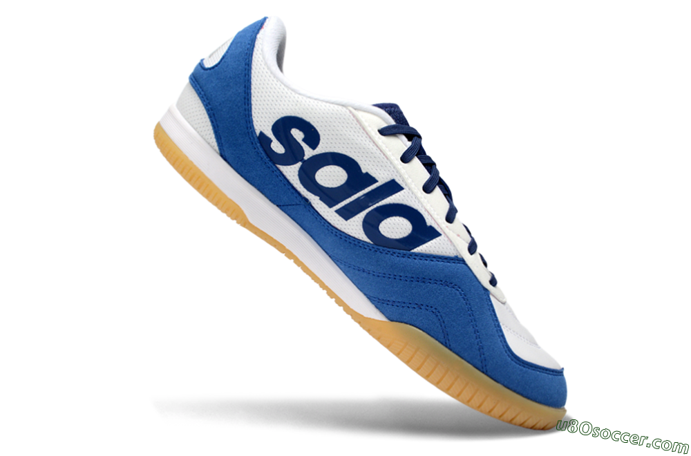 Adidas Top Sala Competition 2 IC Indoor & Futsal Soccer Shoes - Blue/Navy Blue/Grey White 4
