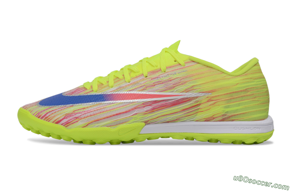 Nike Air Zoom Mercurial Superfly 11 Elite TF Artificial Turf Soccer Shoes - Yellow/Electric Green/Neon Blue 2