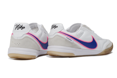 Nike Tiempo Legend SE IC Indoor & Futsal Soccer Shoes - White/Electric Blue/Radiant Pink