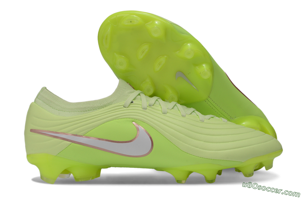 Nike Tiempo Legend 11 Elite FG Firm Ground Soccer Cleats - Lime/Neon Green/Metallic Silver 1