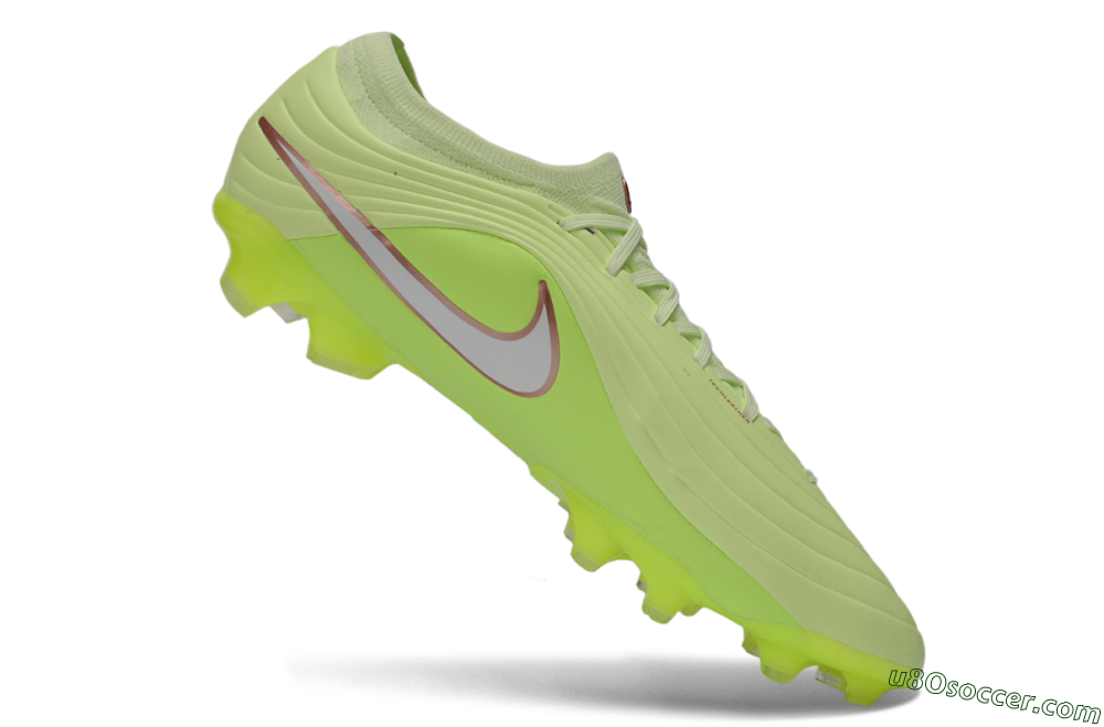 Nike Tiempo Legend 11 Elite FG Firm Ground Soccer Cleats - Lime/Neon Green/Metallic Silver 4