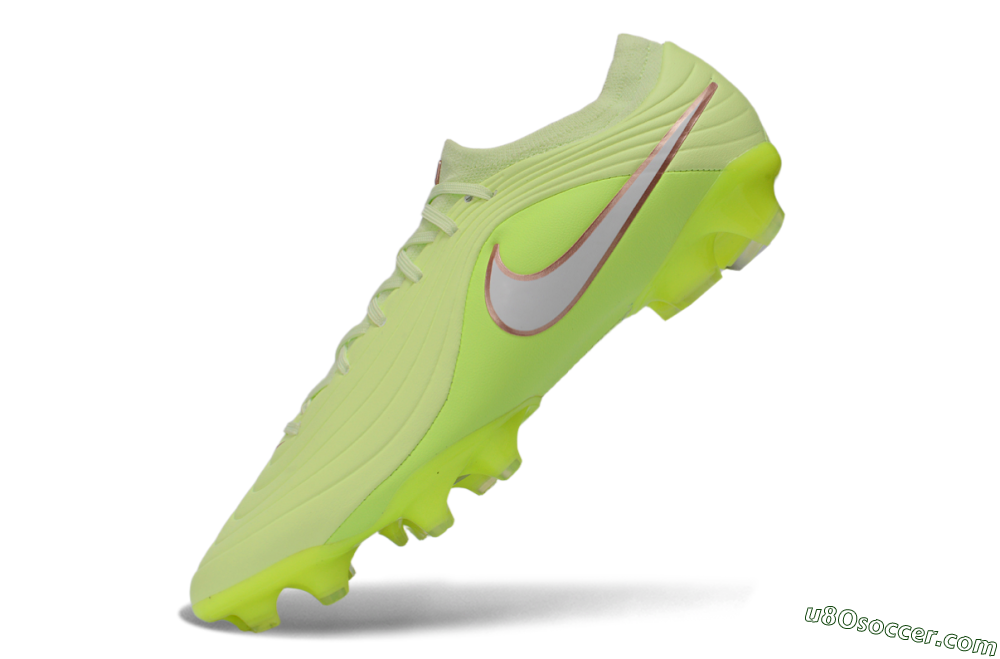 Nike Tiempo Legend 11 Elite FG Firm Ground Soccer Cleats - Lime/Neon Green/Metallic Silver 5