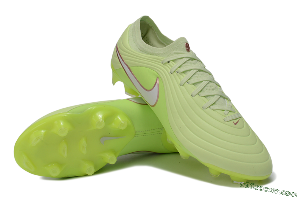 Nike Tiempo Legend 11 Elite FG Firm Ground Soccer Cleats - Lime/Neon Green/Metallic Silver 3