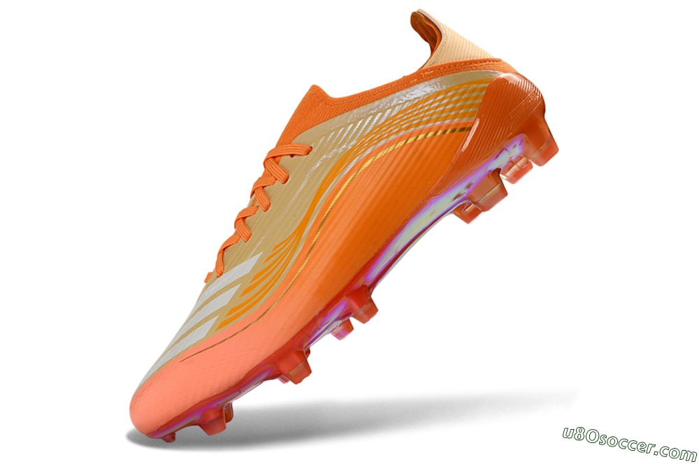 Adidas F50 Elite FG Firm Ground Soccer Cleats - Orange/Vibrant Sunset/Golden Flash 6