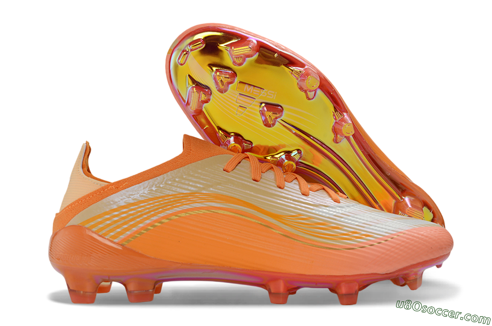 Adidas F50 Elite FG Firm Ground Soccer Cleats - Orange/Vibrant Sunset/Golden Flash 1