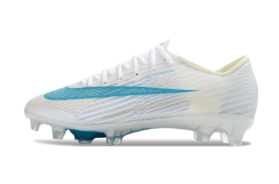 Nike Air Zoom Mercurial Superfly 11 Elite FG Firm Ground Soccer Cleats - White/Aqua Blue/Light Grey