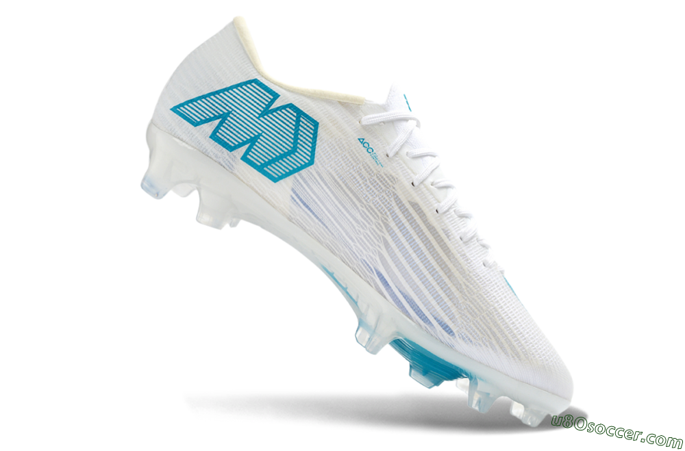 Nike Air Zoom Mercurial Superfly 11 Elite FG Firm Ground Soccer Cleats - White/Aqua Blue/Light Grey 4