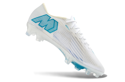Nike Air Zoom Mercurial Superfly 11 Elite FG Firm Ground Soccer Cleats - White/Aqua Blue/Light Grey