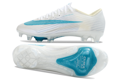 Nike Air Zoom Mercurial Superfly 11 Elite FG Firm Ground Soccer Cleats - White/Aqua Blue/Light Grey