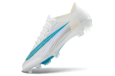 Nike Air Zoom Mercurial Superfly 11 Elite FG Firm Ground Soccer Cleats - White/Aqua Blue/Light Grey