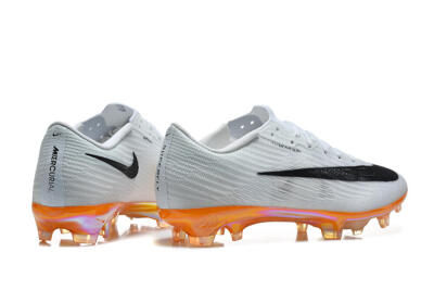 Nike Air Zoom Mercurial Superfly 11 Elite FG Firm Ground Soccer Cleats - White/Black/Flame Orange