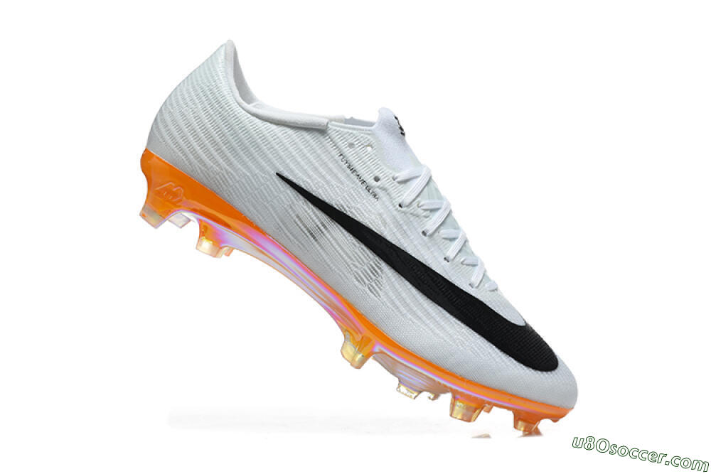 Nike Air Zoom Mercurial Superfly 11 Elite FG Firm Ground Soccer Cleats - White/Black/Flame Orange 4