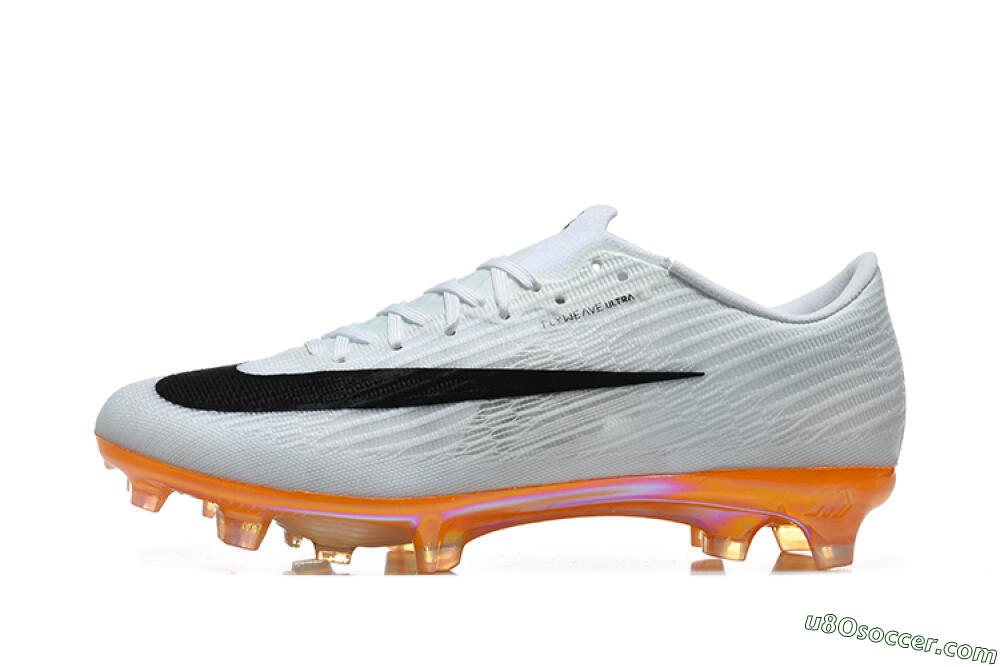 Nike Air Zoom Mercurial Superfly 11 Elite FG Firm Ground Soccer Cleats - White/Black/Flame Orange 2