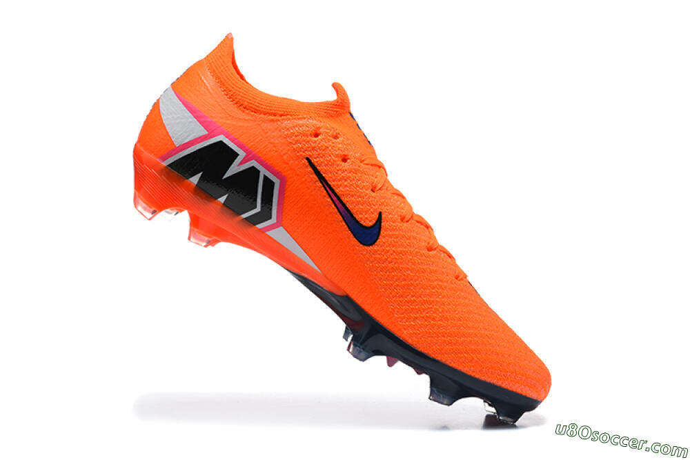 Nike Air Zoom Mercurial Vapor 16 Elite FG Firm Ground Soccer Cleats - Orange/Electric Orange/Deep Blue 7