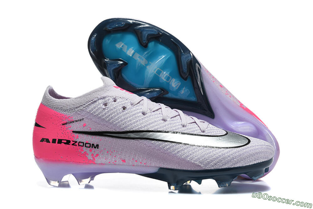 Nike Air Zoom Mercurial Vapor 16 Elite FG Firm Ground Soccer Cleats - Purple/Neon Pink/Black 1