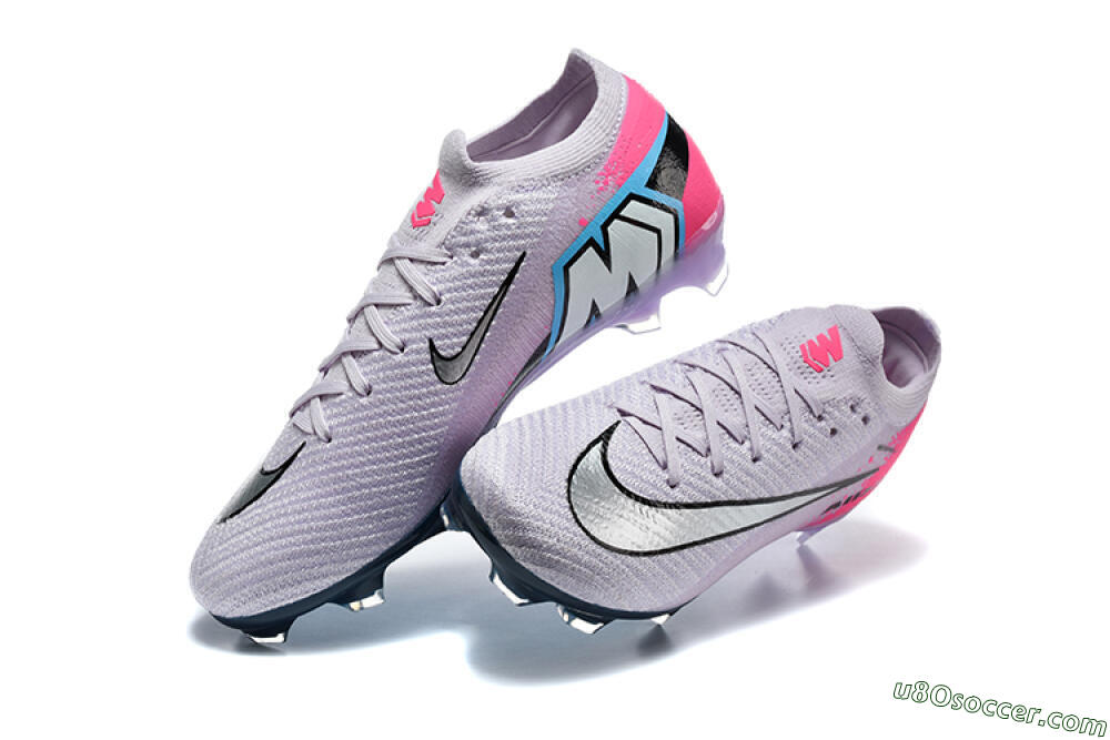 Nike Air Zoom Mercurial Vapor 16 Elite FG Firm Ground Soccer Cleats - Purple/Neon Pink/Black 6