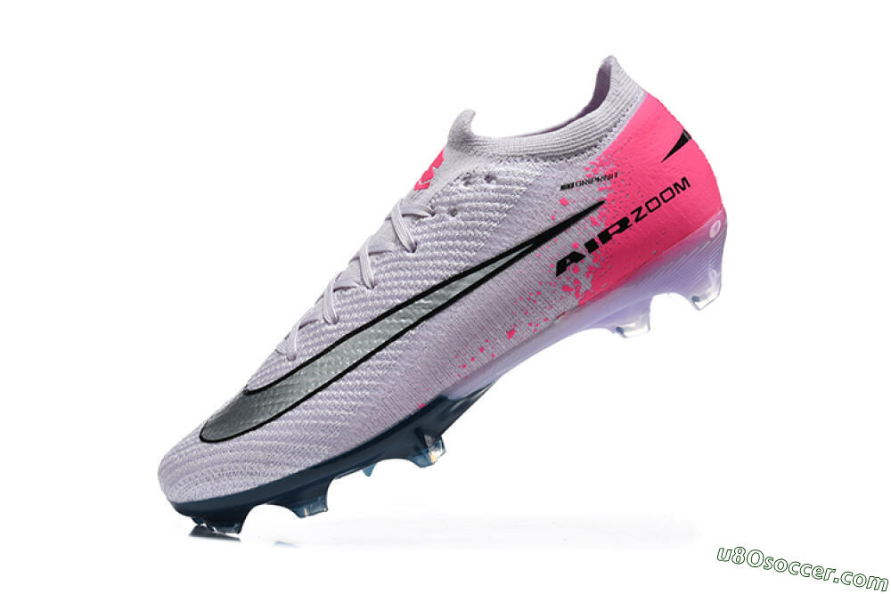 Nike Air Zoom Mercurial Vapor 16 Elite FG Firm Ground Soccer Cleats - Purple/Neon Pink/Black 8