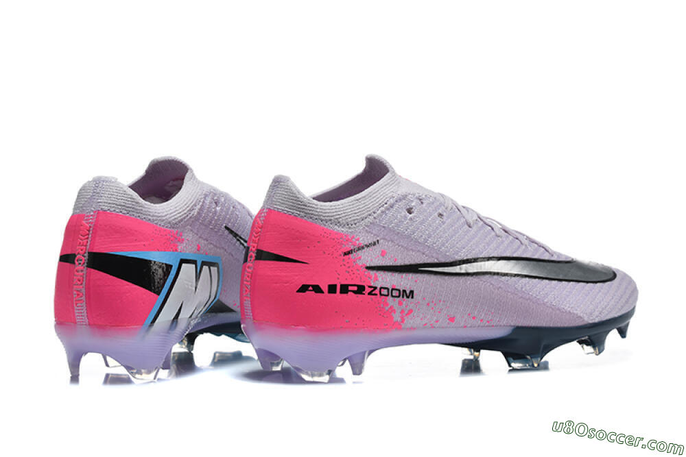 Nike Air Zoom Mercurial Vapor 16 Elite FG Firm Ground Soccer Cleats - Purple/Neon Pink/Black 9