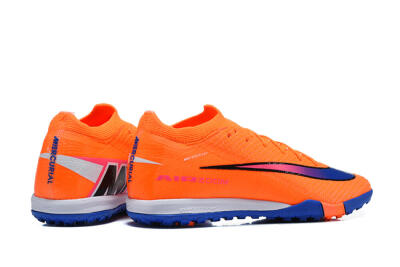 Nike Air Zoom Mercurial Vapor 16 Elite TF Artificial Turf Soccer Shoes - Orange/Royal Blue/Hot Pink