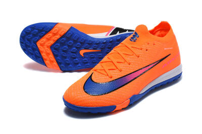 Nike Air Zoom Mercurial Vapor 16 Elite TF Artificial Turf Soccer Shoes - Orange/Royal Blue/Hot Pink